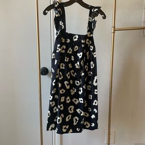 MMB Melissa Mills Bari Leopard Black Mini Dress
